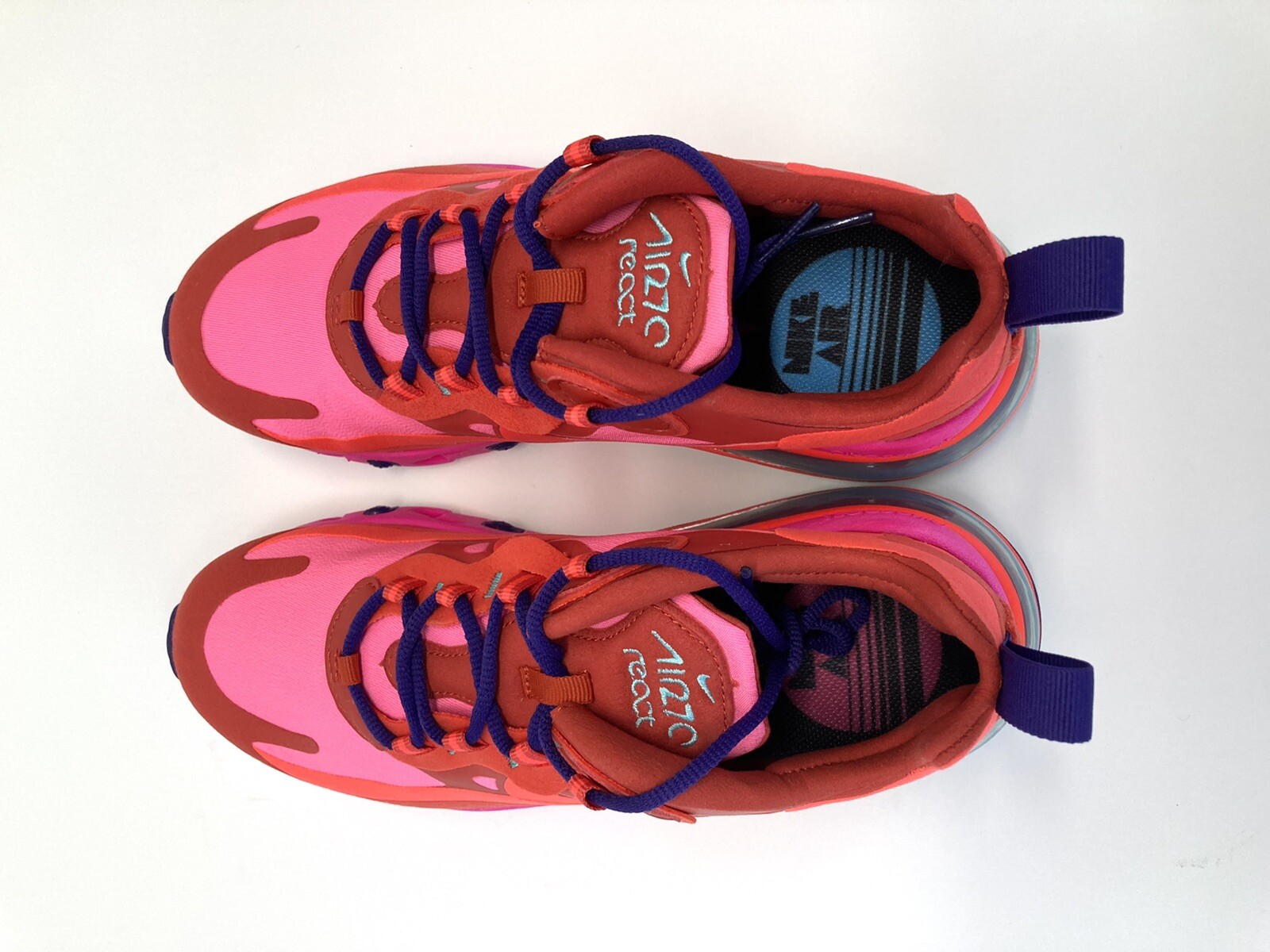 air max 270 react pink and red