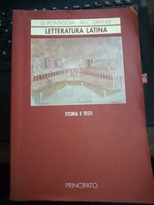 Pontiggia Grandi LETTERATURA LATINA STORIA E TESTI vol. unico ed Principato 1999