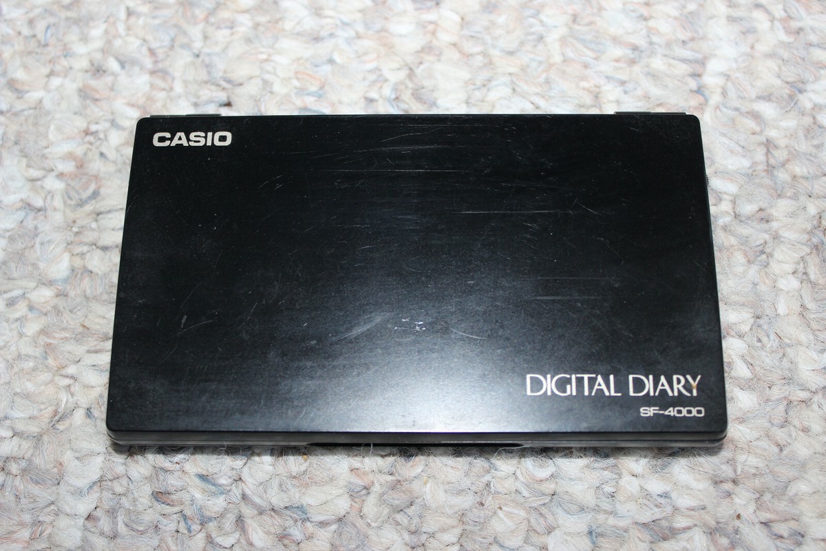 1980's Vintage Rare Casio SF-4000 Digital Diary Organizer Japan