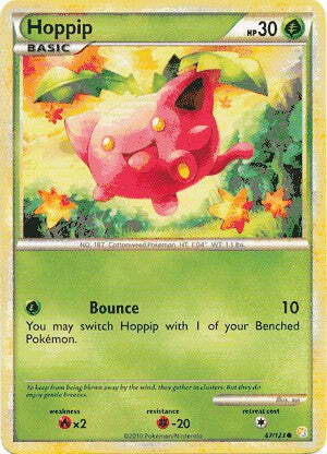 Pokemon HeartGold SoulSilver Card 67/123 Hoppip