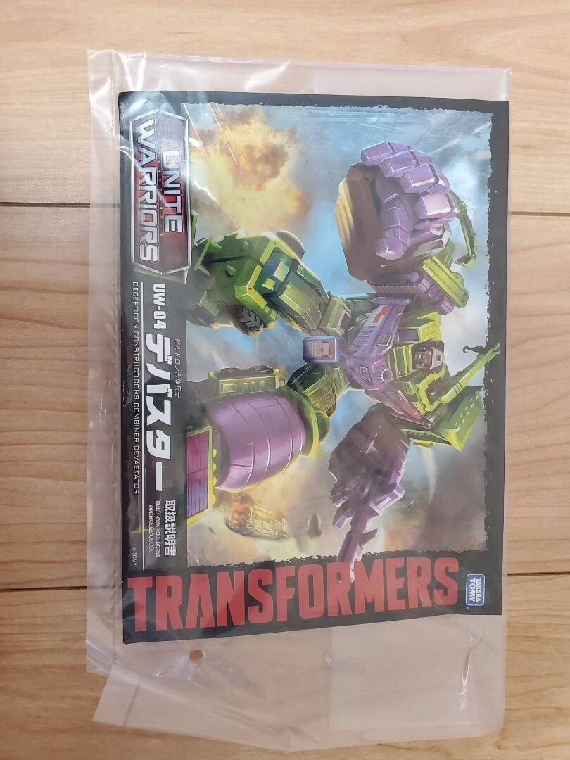 takara tomy transformers & robots unite warriors devastator figure