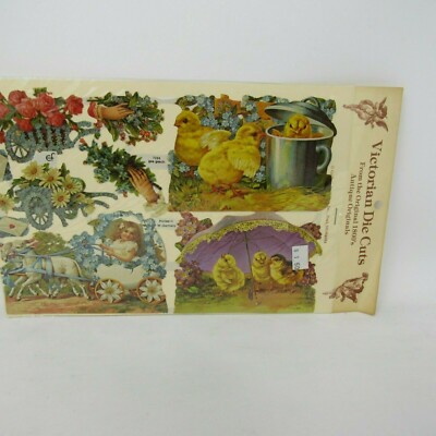 Vintage Gallery Graphics Die-Cut Victorian Die Cuts from Original 1800's  Easter