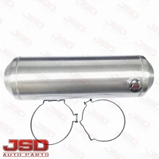 ✨11 Gallons 10x33 Fuel Tank 1/4 NPT Aluminum Spun Gas Tank w/ Baffle For Hot Rod