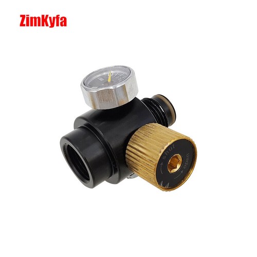 Air Compressed Tank Co2 Regulator Valve w/Outlet Refill Adapter G1/2-14 Thread - Picture 12 of 17