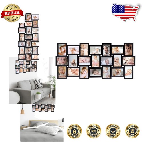 Versatile 21 Picture Frame Collage Set for Stylish Wall Displays - Waterproof