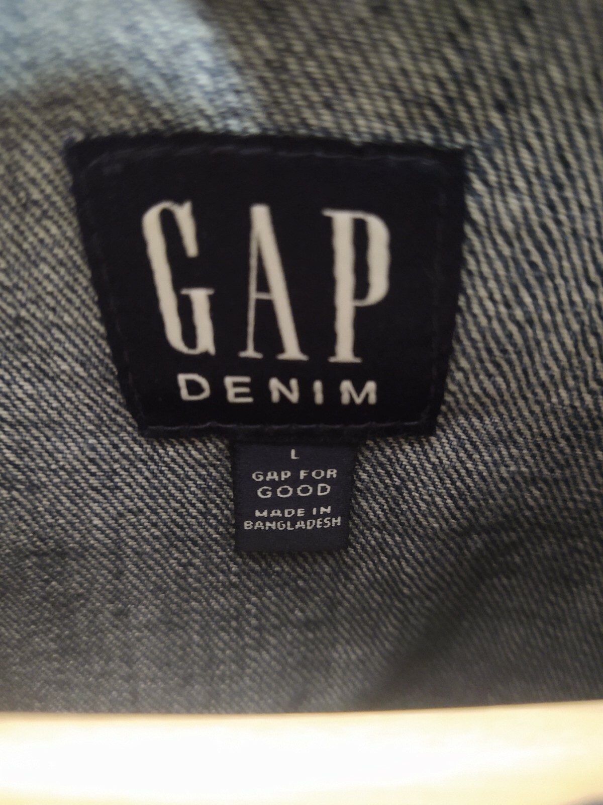 GAP Embriodered Patchwork Logo Denim Jacket, size… - image 6