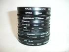 Lot of 11 58mm size lens filters Uv, Cpl, Diff As Is filter #5317b