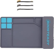 Gun Cleaning Pistol Mat,Anti-Slip Rubber Gun Mat, Magnetic Pistol Pad 15.9"x9.8"