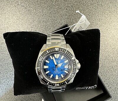 SEIKO Prospex Samurai Manta Ray Automatic Watch Blue Dial SEIKO Prospex Samurai Manta Ray Automatic Watch Blue Dial