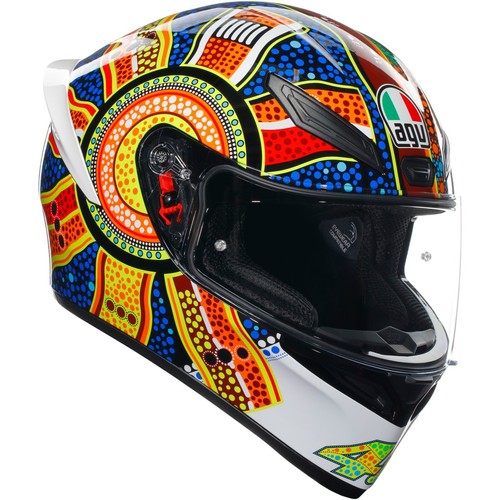 AGV Motorcycle Helmet K1 S Dreamtime Size L Sport Racing Integral with Spoiler