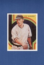 #120 LON WARNEKE, Cubs ~ 1937 National Chicle Diamond Stars Ext. DCD 1981 A