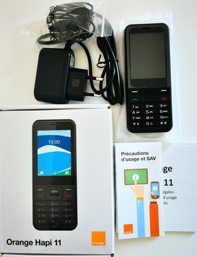 Mobiwire Orange Hapi 11 Téléphone Portable A Touche Neuf Mobile Phone 3G Robuste - Imagen 2 de 10