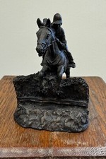 North Light Showjumping Horse Sculpture 13cmx12cm  Bronzed Resin