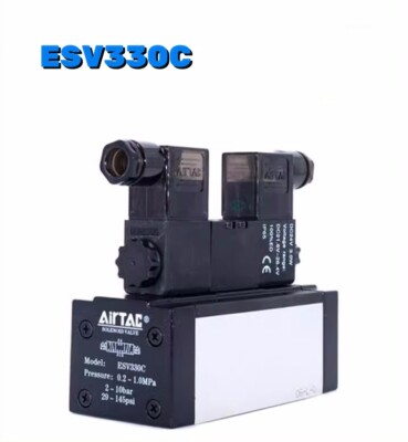 1Pcs New For AIRTAC Solenoid Valves Air Valves ESV330C AC220V ESV330C A/B DC24