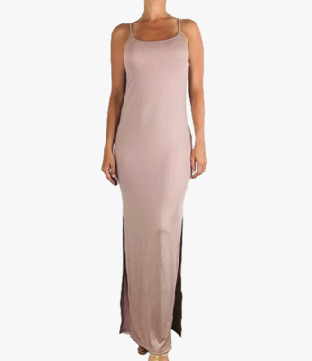 BCBGENERATION DUSTY ROSE RIBBED LACE UP BACK SIDE SLITS MAXI DRESS Sz S | eBay BCBGENERATION DUSTY ROSE RIBBED LACE UP BACK SIDE SLITS MAXI DRESS Sz S | eBay