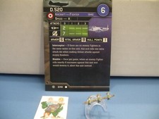  Axis Allies War at Sea CONDITION ZEBRA D. 520 3/40 with card 