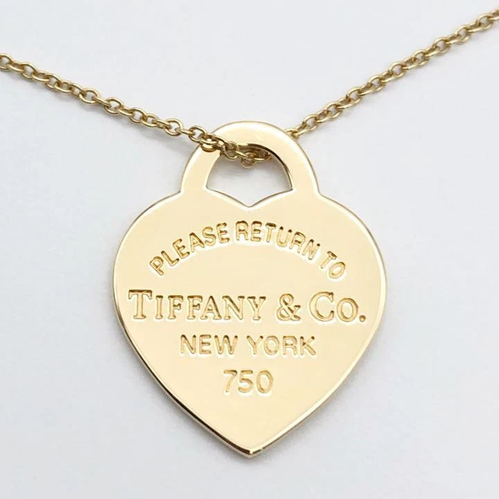 Return to tiffany gold deals necklace