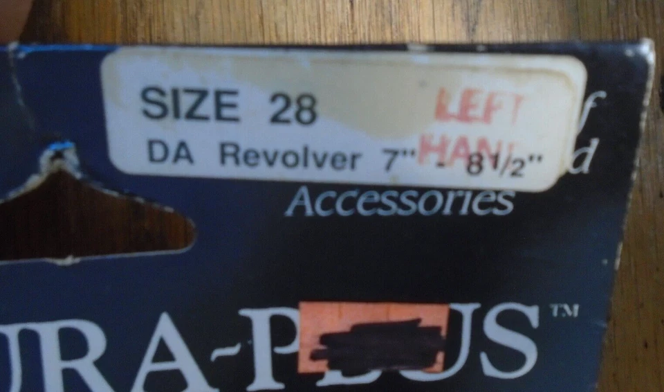 Gould Goodrich Cordura Plus Holster Size 28 LH DA Revolver NOS B182-28LH Foto 3 de 4