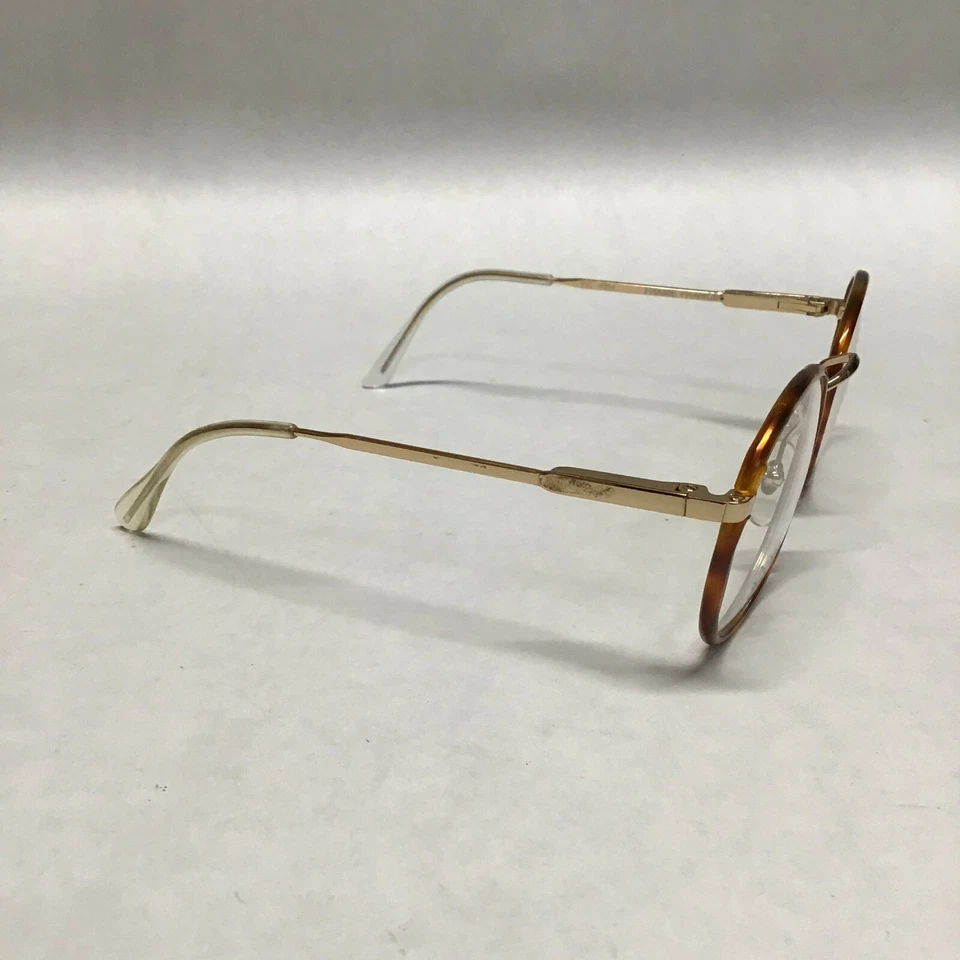 Monturas de diseño vintage Lafont Youth 45 Gold Tortoise M204 44-18-115 Foto 4 de 4