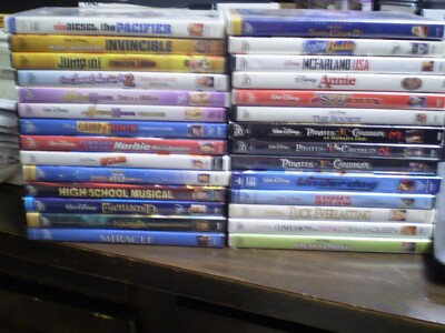 (30) Disney Live Action Children's DVD Lot: Santa Clause 2 Narnia     $1 Each