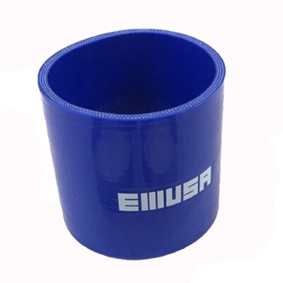 Universal 3'' Blue Straight Silicone hose Coupler 4 layer polyester high Temp