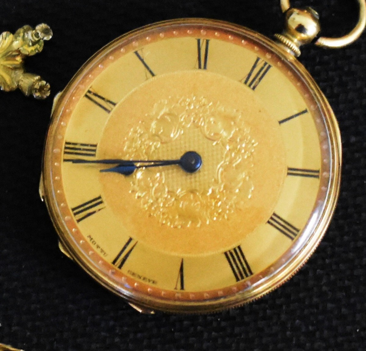 DENT OF LONDON ANTIQUE GENTS POCKET WATCH QUEEN WORKING WITH BOX