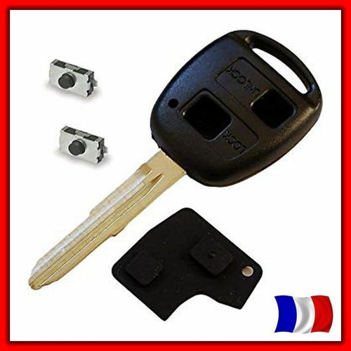 Coque Télécommande Clé Pour TOYOTA Yaris, RAV4, Celica, Prius +Bouton +2 Switchs - Imagen 1 de 3