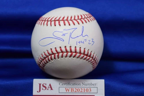 Scott Rolen JSA Coa Autograph Major League Signed Baseball HOF 23