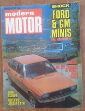 Modern Motor Magazine March 1974 GM Ford Holden Jaguar Rover Torana Vintage VGC
