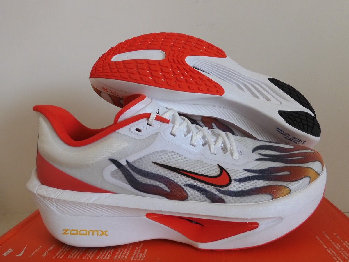 Nike Zoom Fly 6 Ekiden Pack White-Habanero Red-Black Sz 13