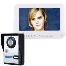 7 Inch TFT Video Door Phone Doorbell Intercom Camera Monitor Kits 700TV Lines