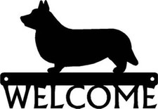 Cardigan Welsh Corgi Dog Welcome Sign - Made in America - Outdoor Decor