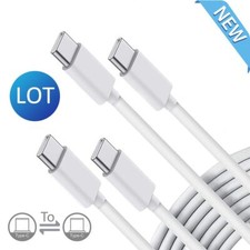 PD 60W USB-C to USB-C Cable Fast Charger Cord Lot For iPhone 17/16/15/Samsung/LG