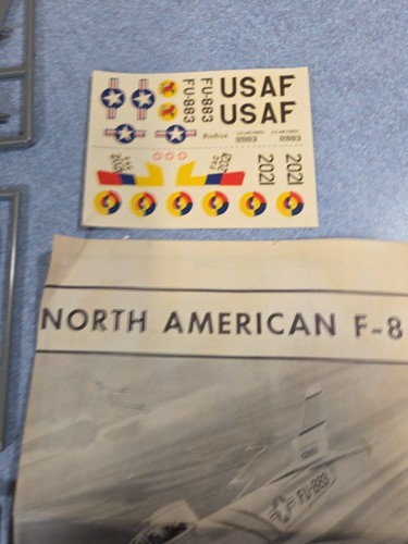 97-627 AMT-HASEGAWA 1:72 Scale NORTH AMERICAN F-86F SABRE Plastic Model Kit - Picture 3 of 7