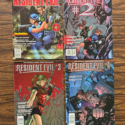 Resident Evil Official Comics Magazines 1-4