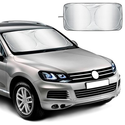 Xkorr Windshield Sun Shade UV Protection Foldable Car Sunshade fit for Dodge