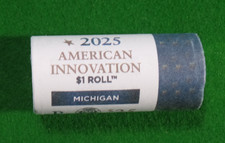 2025-P Amer. Innov. $1 dollar 25 coin US mint roll Michigan