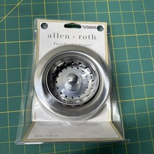 Allen  Roth 4.5" Fixed Post Sink Strainer Stainless Steel Finish NEW