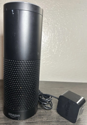 *TESTED* Amazon Echo 1st Gen SK705DI Black Wireless Alexa-Enabled Smart Speaker