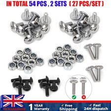 54X For Yamaha Banshee 350 ATV Fender Bolt Screw Nut Mount Kit Plastics Hardware