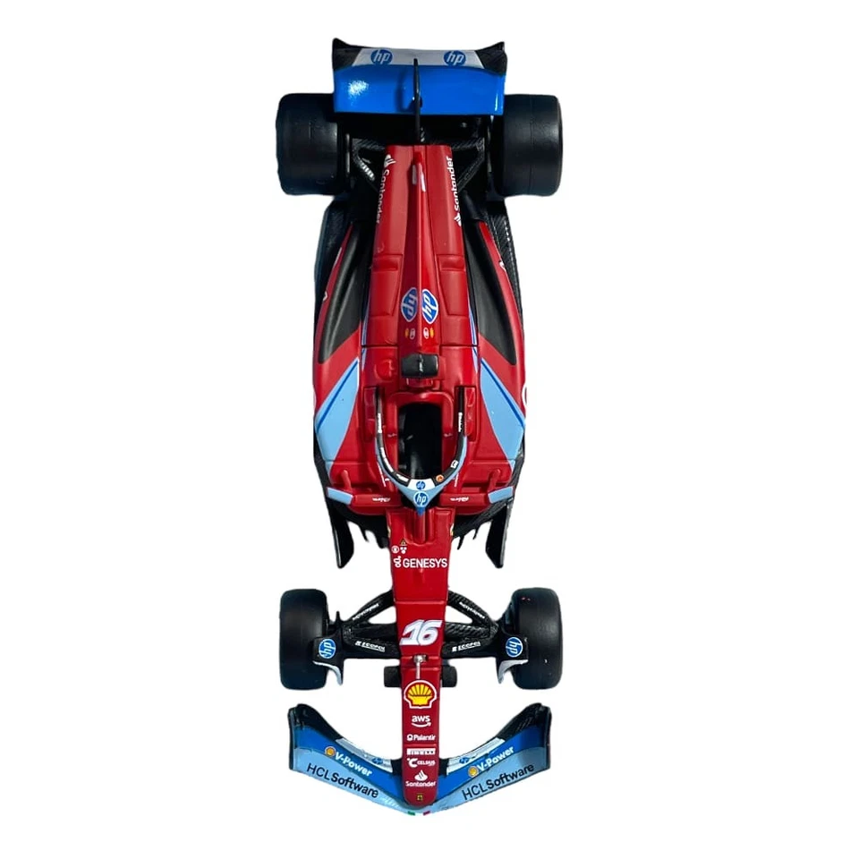 Modellino F1 BBurago Race&Play 1/43 Ferrari SF-24 Miami GP 2024 #16 C. Leclerc - Immagine 2 di 4