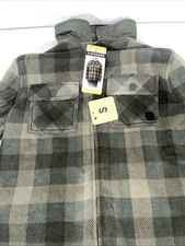 Voyager Men's Super Plush Shirt Jacket SMALL GREEN