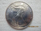 1990 "AMERICAN EAGLE" ONE DOLLAR ONE OUNCE FINE SILVER COIN