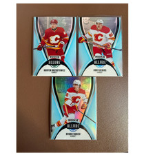 2025-26 Allure Calgary Flames Rookie RC Lot (3) Brzustewicz Kerins Suniev
