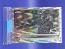 Trevor Story 2022 Topps Chrome Sonic Black & White RayWave Refractor SP 🔥