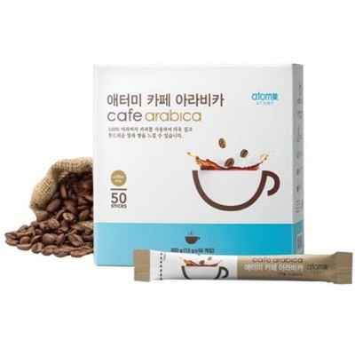 ATOMY Cafe Arabica Kaffee 50 Sticks Koreanischer Instantkaffee Premium...