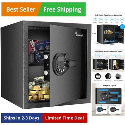Security Safe Box,1.2 Cubic Feet Large Document Safe Box,New Type of Digital ...
