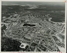 1971 Press Photo Aerial view of Spring Hill community in Hernando County