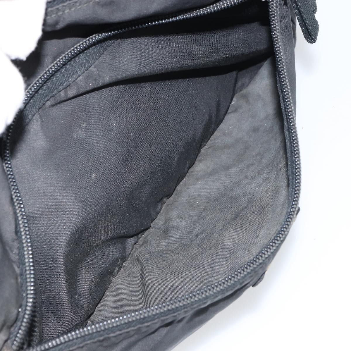 PRADA Shoulder Bag Nylon Black Silver Auth 163536 thumbnail 23