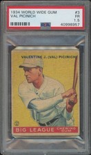 1934 Goudey Baseball Cards 70